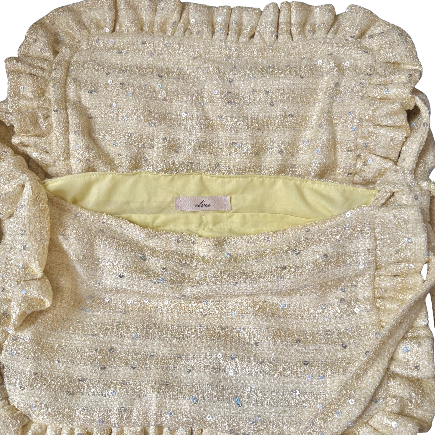 elvee tote- butter yellow