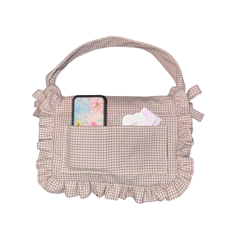 the elvee tote — blush pink